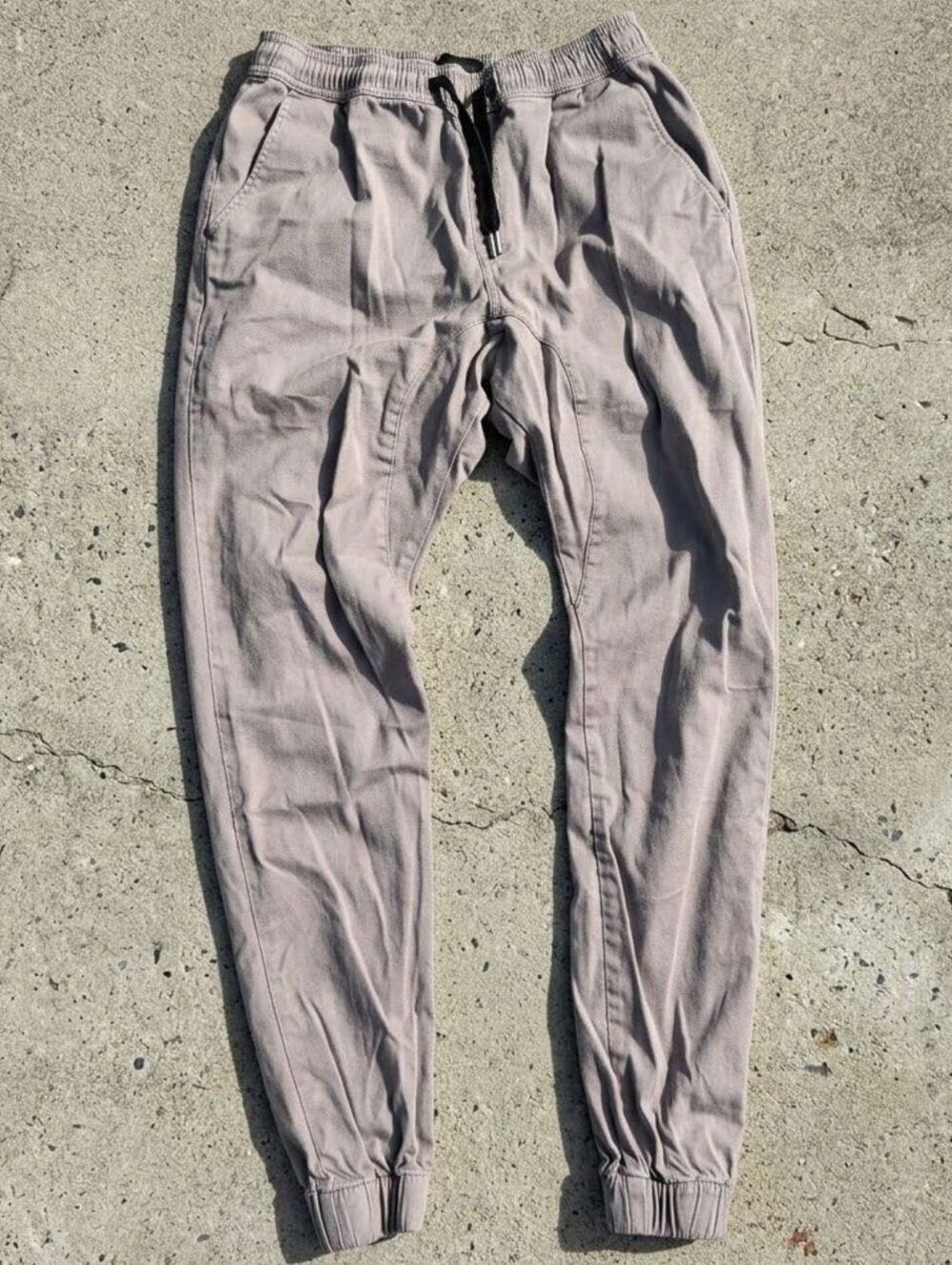 Zanerobe Sureshot Jogger Pants 32 Grey Streetwear Normcore Skater Drop Crotch